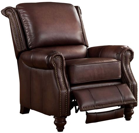 Churchill Brown Leather Recliner Chair from Amax Leather | Coleman Furniture