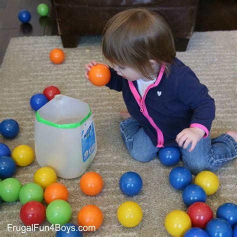 10 Ball Games for Kids - Ideas for Active Play Indoors! - Frugal Fun For Boys and Girls