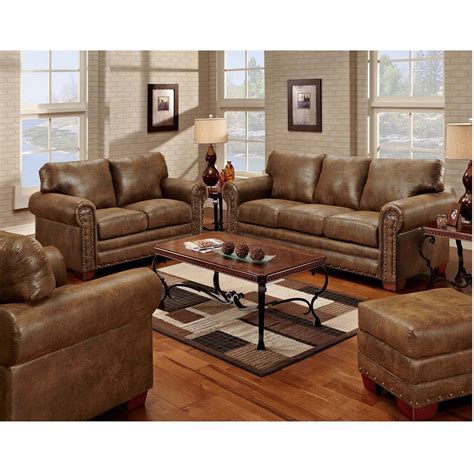 American Furniture Classics Buckskin 4 Piece Living Room Set – Beyond Stores