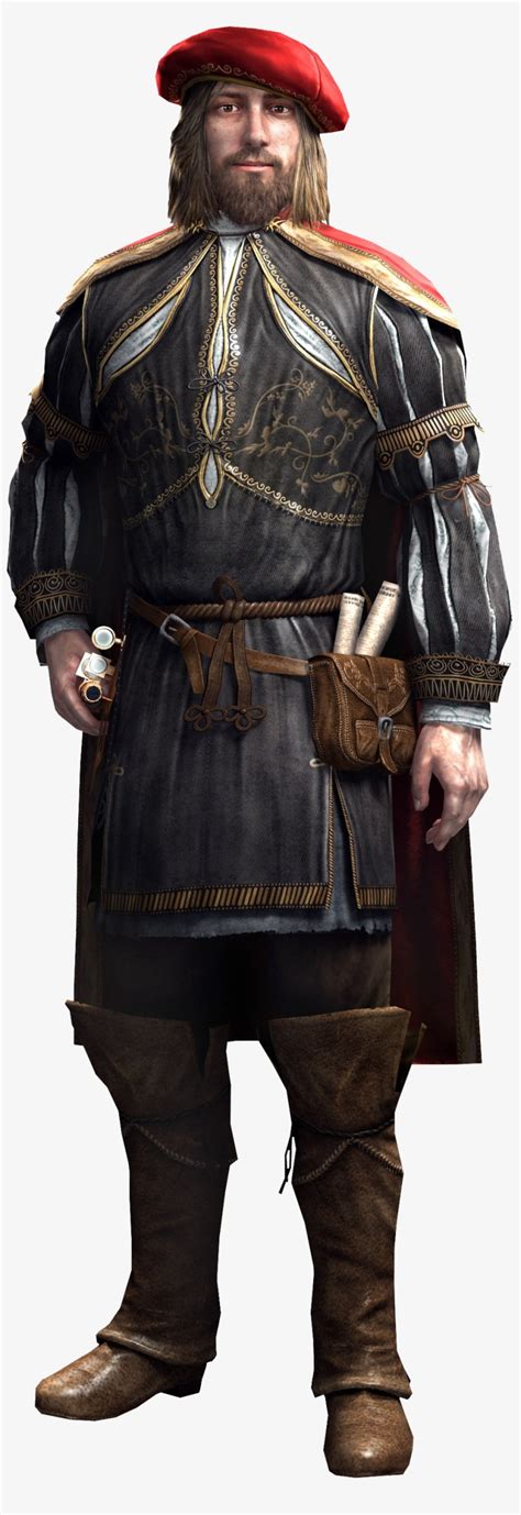 Oh Boy - Leonardo Da Vinci Assassin's Creed Brotherhood - Free Transparent PNG Download - PNGkey