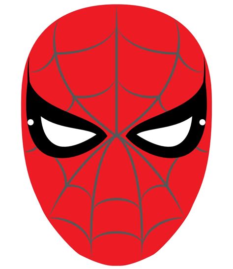 Spiderman Paper Mask - Print and Do It Yourself Easy Art For Kids