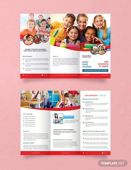 43+ School Brochure PSD Templates & Designs