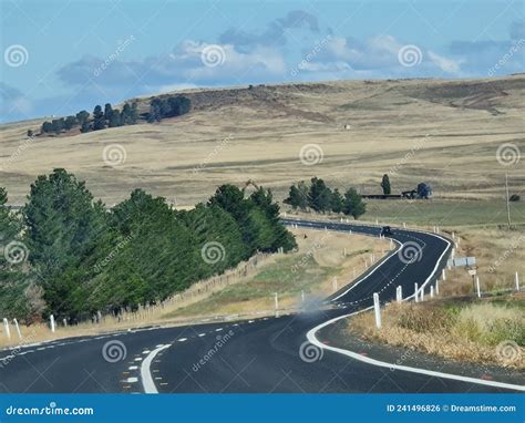 Australian Outback Road Trip Stock Photo - Image of hill, freeway: 241496826