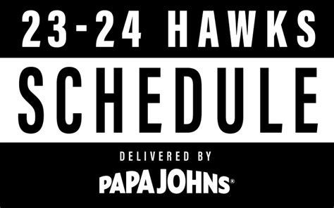 2023-24 Schedule - Atlanta Hawks