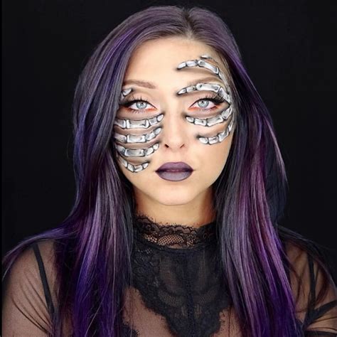 30+ Creative Skeleton Makeup Ideas For Halloween - The Glossychic