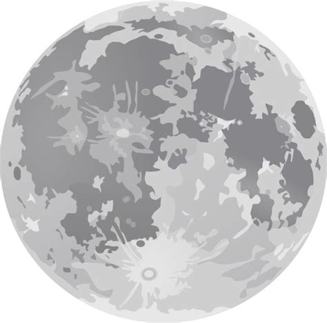 Full Moon clip art Free vector in Open office drawing svg ( .svg ) vector illustration graphic ...