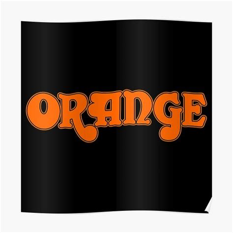 Orange Amps Logo Posters | Redbubble