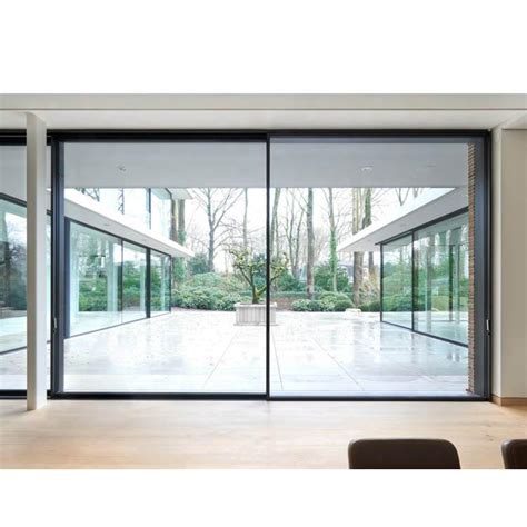 ESWDA Frameless Large Glass Sliding Patio Door Exterior - Euro-Sino Windows & Doors Association