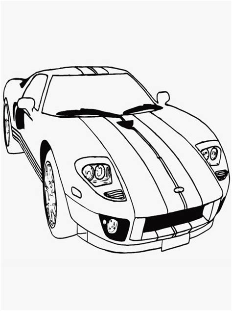 Race Car Outline Drawing at PaintingValley.com | Explore collection of Race Car Outline Drawing