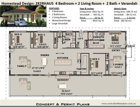 Country House Plans 4 Bedroom House Plans Home Plans 4 - Etsy Canada