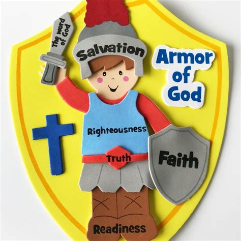 The Armor Of God For Kids Armor Of God Summer Crafts