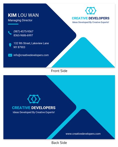 38 Business Card Examples, Ideas with Templates - Venngage