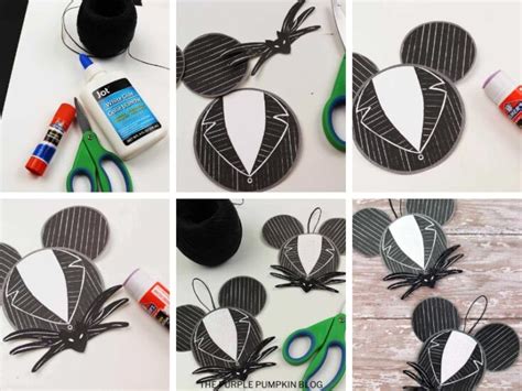 Jack Skellington Ornament Craft | A Halloween Paper Craft!