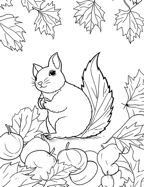 25 Fall Coloring Pages: Free Fun Sheets