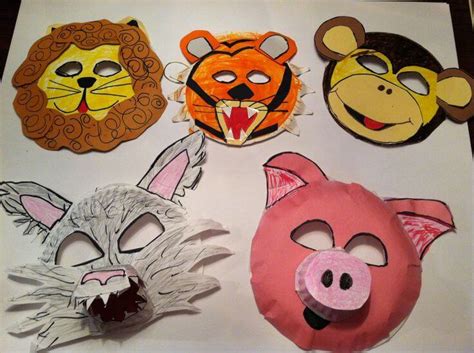 DIY Simple Animal face mask for kids (Tutorial) - K4 Craft