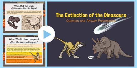 * NEW * Dinosaur Extinction Presentation | Dinosaur, Dinosaur activities, Dinosaurs extinction