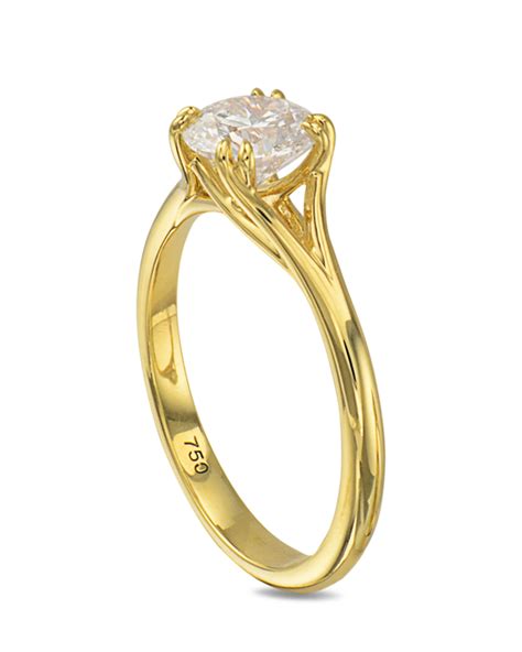 Yellow Gold Diamond Engagement Ring - Turgeon Raine