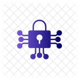 Network Security Icon - Download in Gradient Style