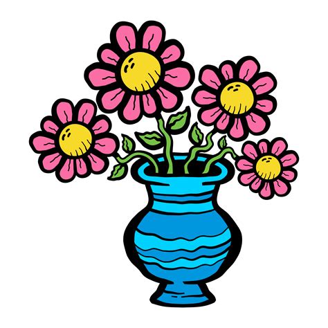 Cartoon Flower 551907 Vector Art at Vecteezy