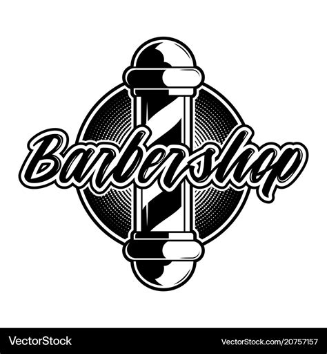 Barber shop logo Royalty Free Vector Image - VectorStock