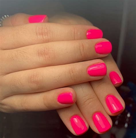 Neon Pink Nails Tumblr