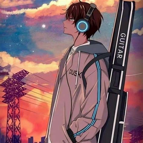 Anime Boy Listening To Music Wallpapers - Top Free Anime Boy Listening To Music Backgrounds ...