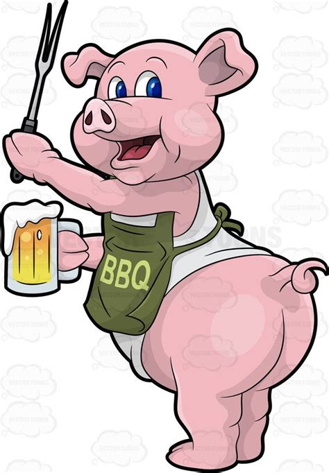 Pig Bbq Clipart | Free download on ClipArtMag