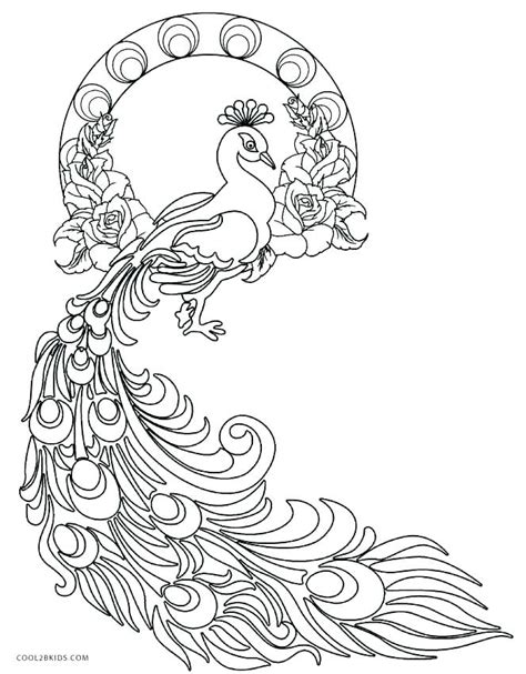 Realistic Peacock Coloring Pages at GetColorings.com | Free printable colorings pages to print ...