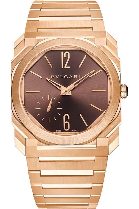 BVLGARI Finissimo 40 mm Watch in Brown Dial