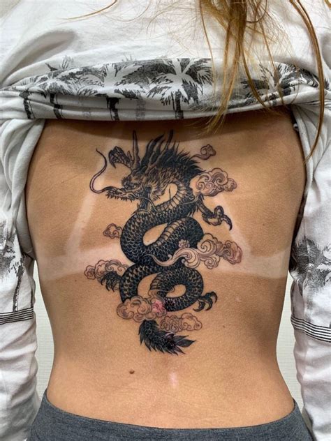 Dragon Tattoo Ribs - Wiki Tattoo