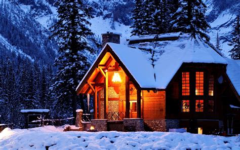 Winter Cabin Wallpapers - Wallpaper Cave