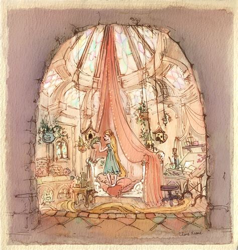 Tangled Concept Art Rapunzel