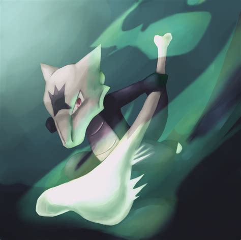 Alolan Marowak by Monochronic on DeviantArt