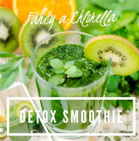 Detox Smoothie with Chlorella - delicious and helathy smoothies