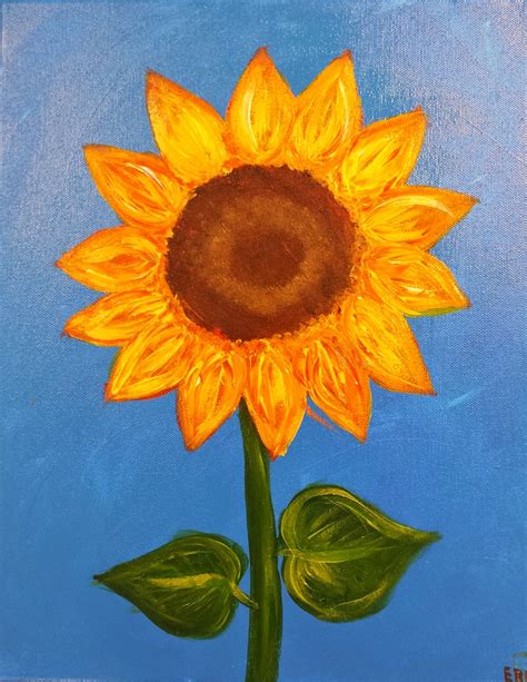 Angela Anderson Art Blog: Sunflower Paintings - Kids Art Lessons