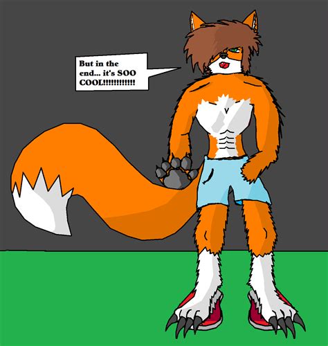 Fox Fursona Transformation 9 by uteria4ever on DeviantArt