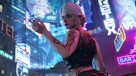 1920x1080 Ciri Cyberpunk 2077 Laptop Full HD 1080P ,HD 4k Wallpapers,Images,Backgrounds,Photos ...