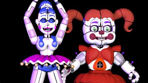 Circus baby v50 and Ballora v7 Done by BintangPrasetyo on DeviantArt