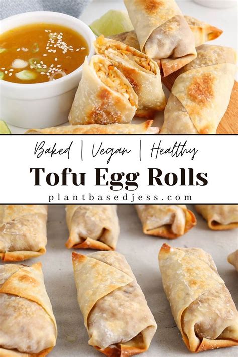 Baked Vegan Egg Rolls