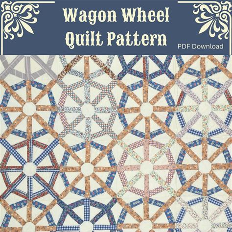 Wagon Wheel Quilt Pattern / PDF Download / Detailed - Etsy