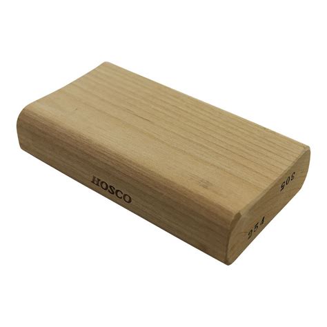 Hosco Double Sided Fretboard Radius Sanding Block (10" & 12") - Glued to Music