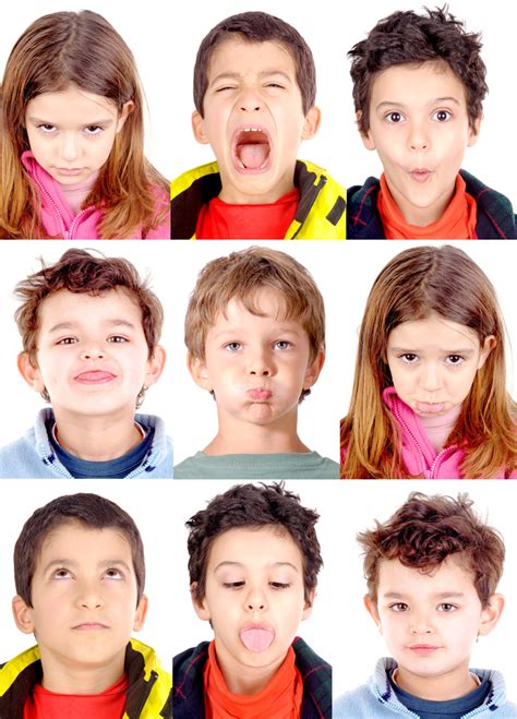 Different Facial Expressions For Kids