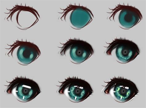 Step By Step Anime Eye Drawing Tutorial