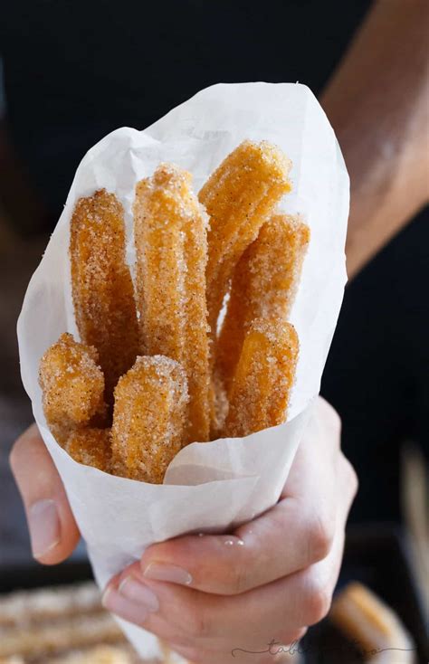 Churro On A Stick : Easy Churros Recipe (VIDEO) - NatashasKitchen.com / Churros fried sticks on ...