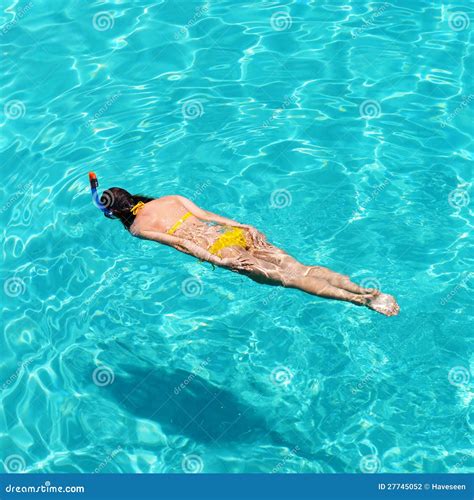 Woman Snorkeling Stock Photography - Image: 27745052