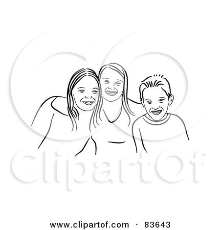 cousins clipart black and white 20 free Cliparts | Download images on Clipground 2024