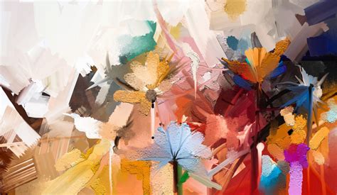 5 Greatest abstract painting art flowers You Can Get It For Free - ArtXPaint Wallpaper