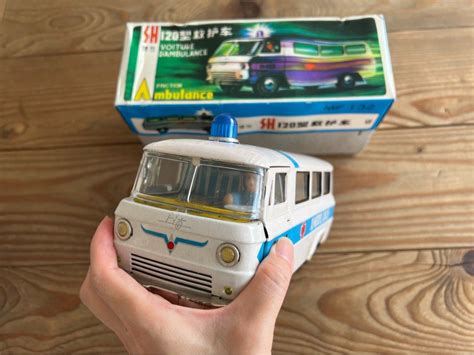 Vintage Tin toy ambulance, Hobbies & Toys, Toys & Games on Carousell