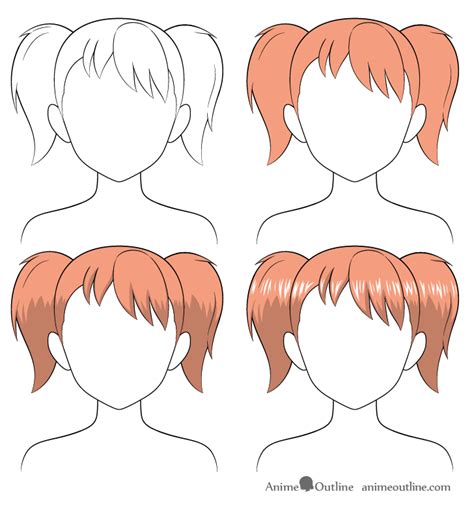 How To Shade Hair Anime Step By Step You kind of know how the shadows work when it s