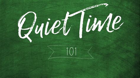 Quiet Time 101 | Compass Bible Church Huntington Beach